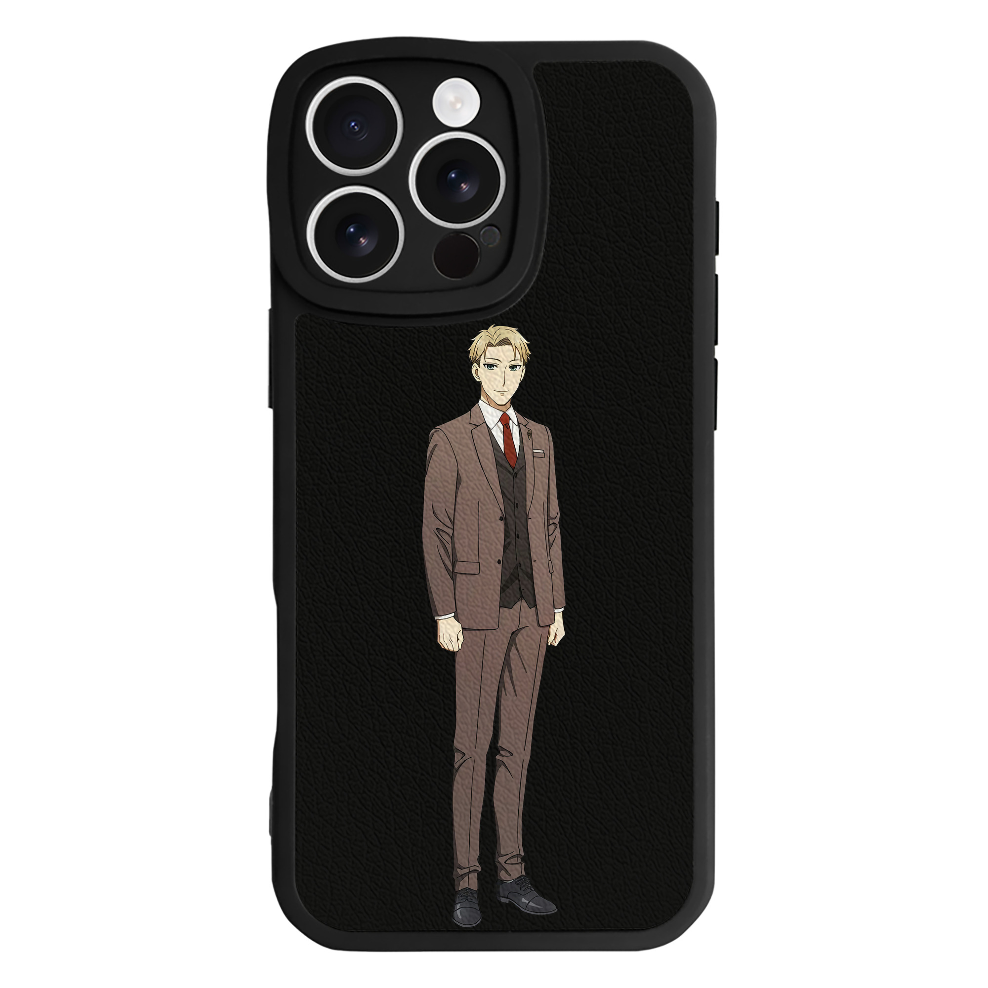 （画像用） SPY×FAMILY间谍家家酒 【iPhone 16シリーズ対応】シリコンスマホケース（レザー調） 材質：シリコン